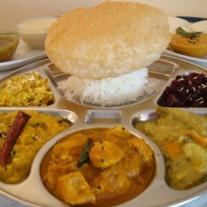 Crispy ghee roast dosa with sambar and coconut chutney at Krishna’s Inn, Bristol